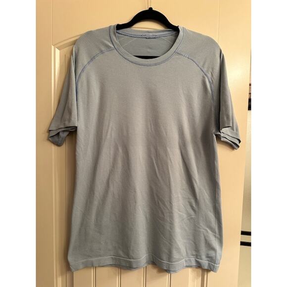 Lululemon Metal Vent Tech Shirt - Size Medium, Light Blue - Good Condition - Picture 1 of 3